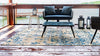 Garden Terrace Escape Collection Area Rug -  Fauna Rectangle Beige  lifestyle 4