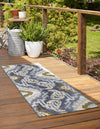 Urban Terrace Collection Area Rug -  Vista Runner Blue  lifestyle 22