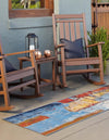 Urban Terrace Collection Area Rug -  Arbour Runner Multi  lifestyle 22