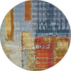 Urban Terrace Collection Area Rug -  Arbour Round Multi  lifestyle 17