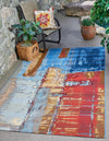 Urban Terrace Collection Area Rug -  Arbour Rectangle Multi  lifestyle 2
