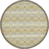 Savannah Pergola Collection Area Rug -  Deck Round Beige  lifestyle 32
