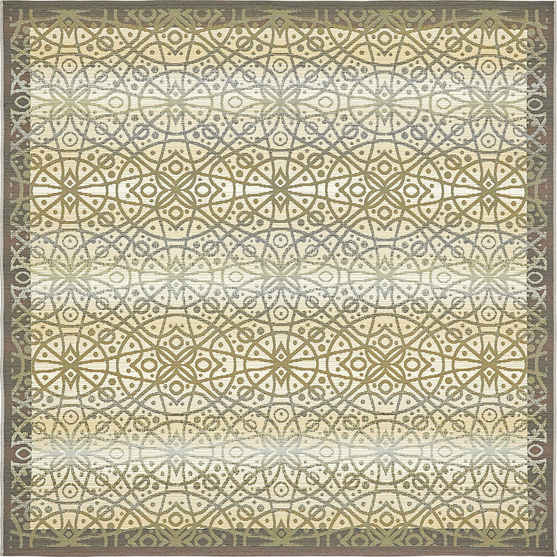 Savannah Pergola Collection Area Rug -  Deck Square Beige  lifestyle 33