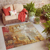 Urban Terrace Collection Area Rug -  Overlook Square Multi  lifestyle 59