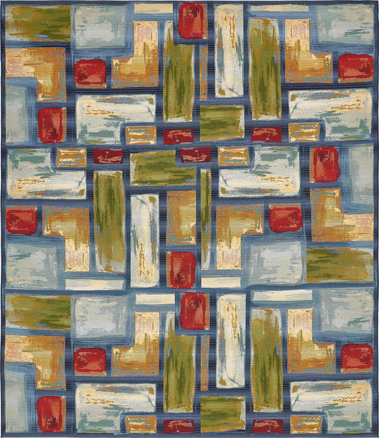 Urban Terrace Collection Area Rug -  Portico Rectangle Multi Main