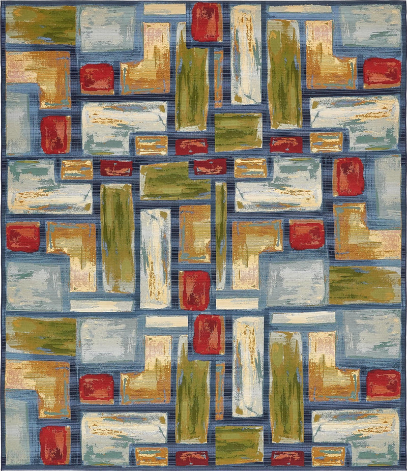 Urban Terrace Collection Area Rug -  Portico Rectangle Multi Main