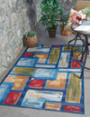Urban Terrace Collection Area Rug -  Portico Rectangle Multi  lifestyle 2