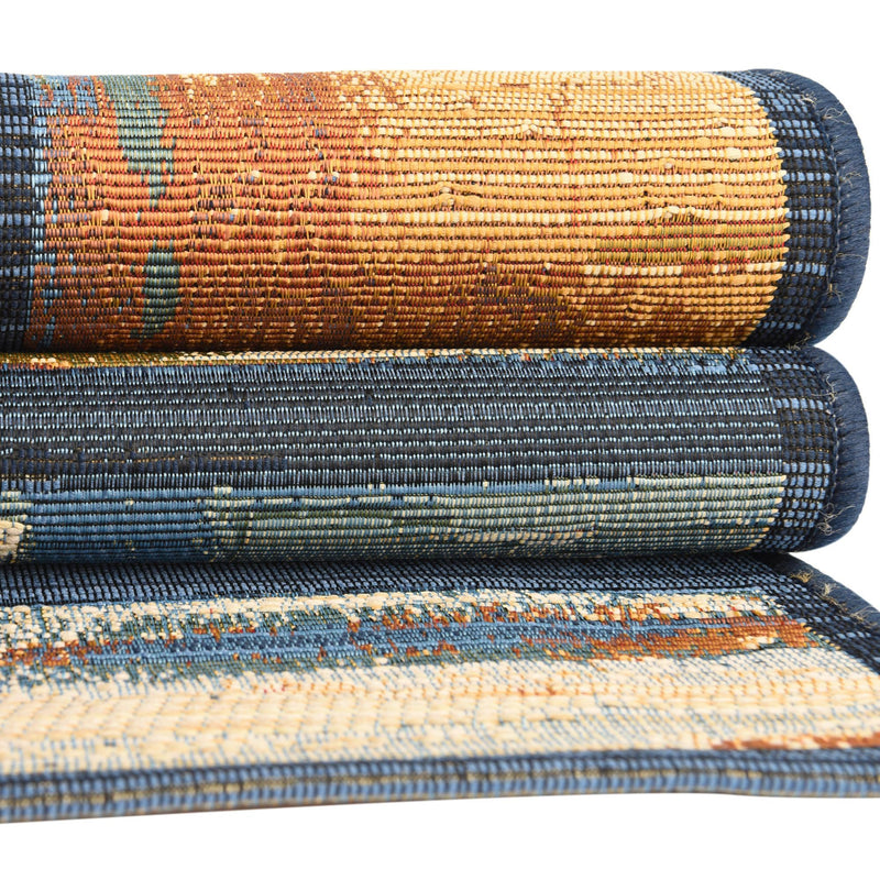 Urban Terrace Collection Area Rug -  Portico Rectangle Multi  lifestyle 15