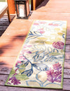 Garden Terrace Escape Collection Area Rug -  Evergreen Runner Cream  lifestyle 6