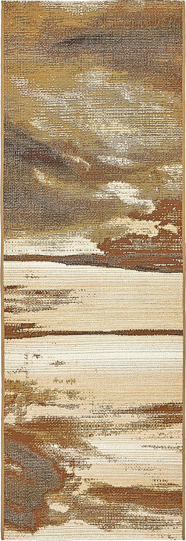 Urban Terrace Collection Area Rug -  Habitat Runner Brown  lifestyle 18
