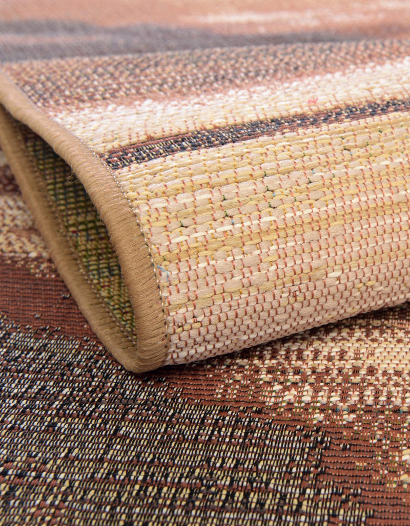Urban Terrace Collection Area Rug -  Habitat Round Brown  lifestyle 40