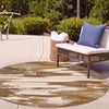 Urban Terrace Collection Area Rug -  Habitat Round Brown  lifestyle 60