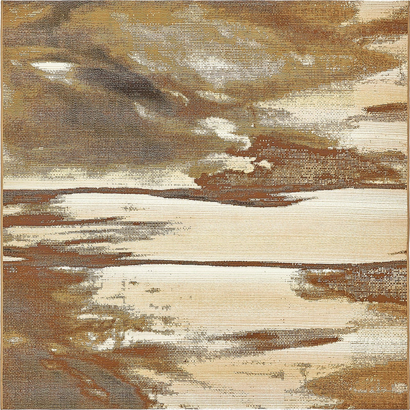 Urban Terrace Collection Area Rug -  Habitat Square Brown  lifestyle 20