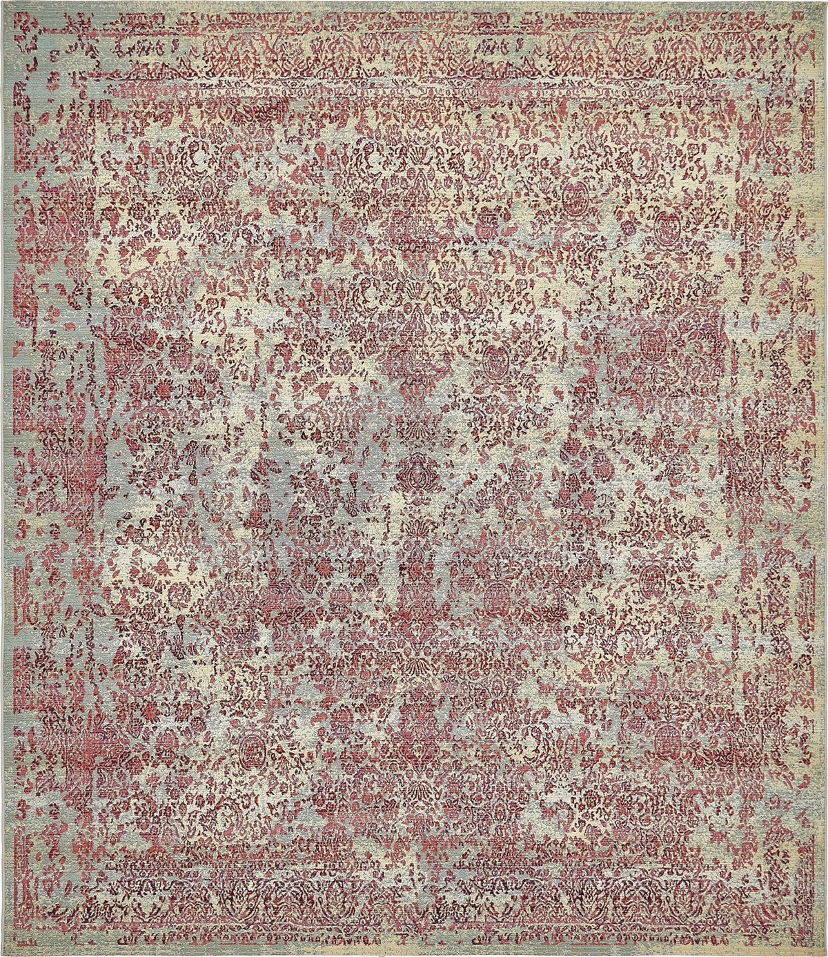 Garden Terrace Escape Collection Area Rug -  Avenue Rectangle Light Blue Main