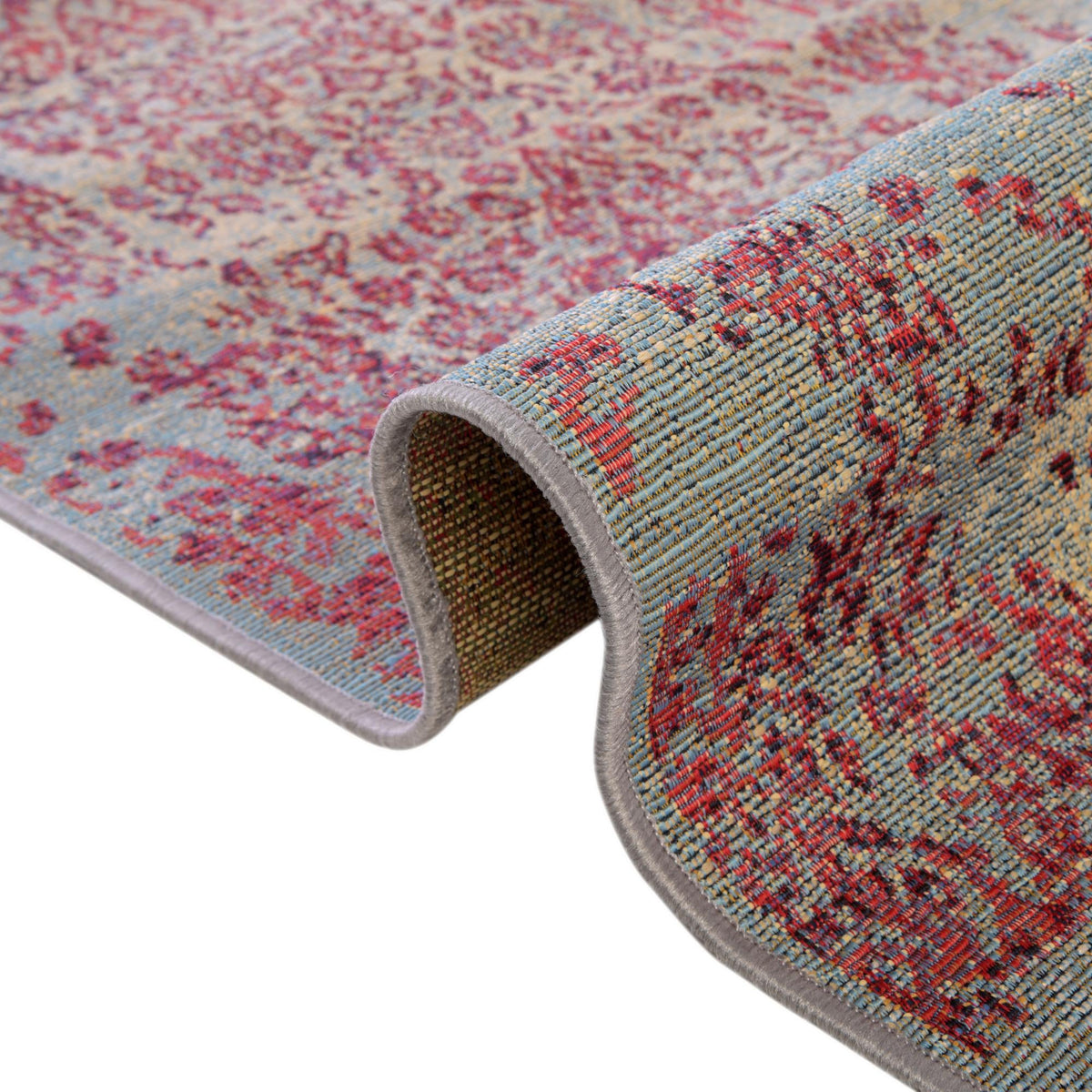 Garden Terrace Escape Collection Area Rug -  Avenue Rectangle Light Blue  lifestyle 8