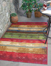 Urban Terrace Collection Area Rug -  Rooftop Rectangle Multi  lifestyle 3