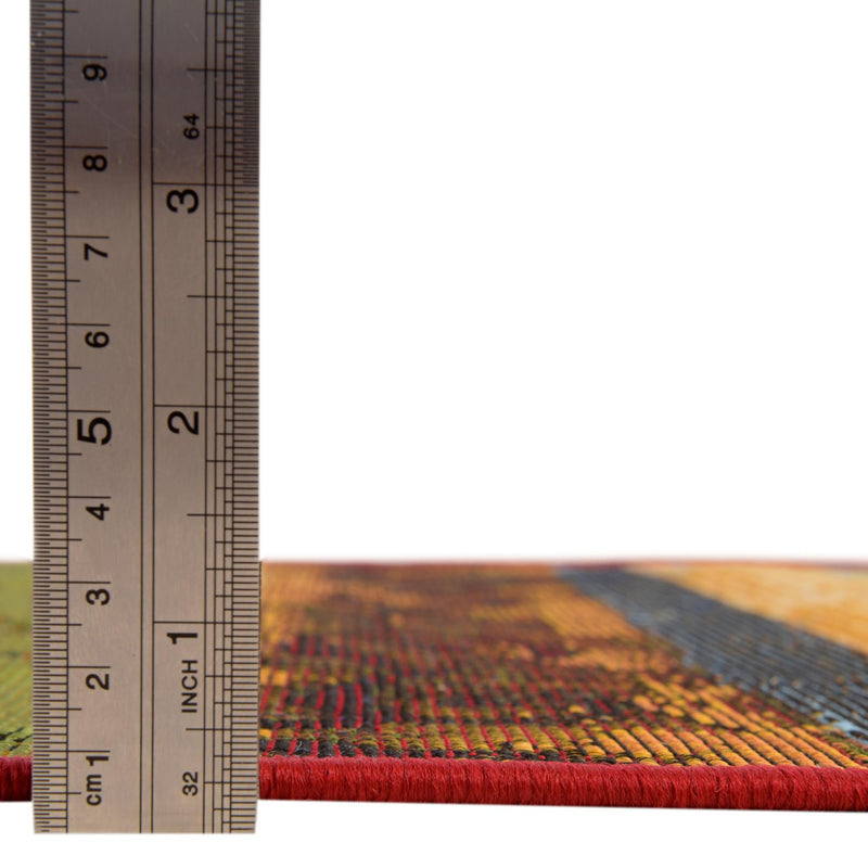 Urban Terrace Collection Area Rug -  Rooftop Rectangle Multi  lifestyle 7