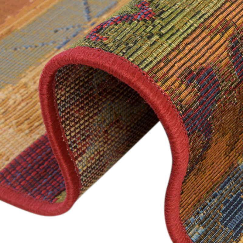 Urban Terrace Collection Area Rug -  Rooftop Rectangle Multi  lifestyle 12
