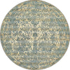 Seaside Blooms Collection Area Rug -  Avenue Round Beige  lifestyle 23