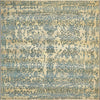 Seaside Blooms Collection Area Rug -  Avenue Square Beige  lifestyle 24
