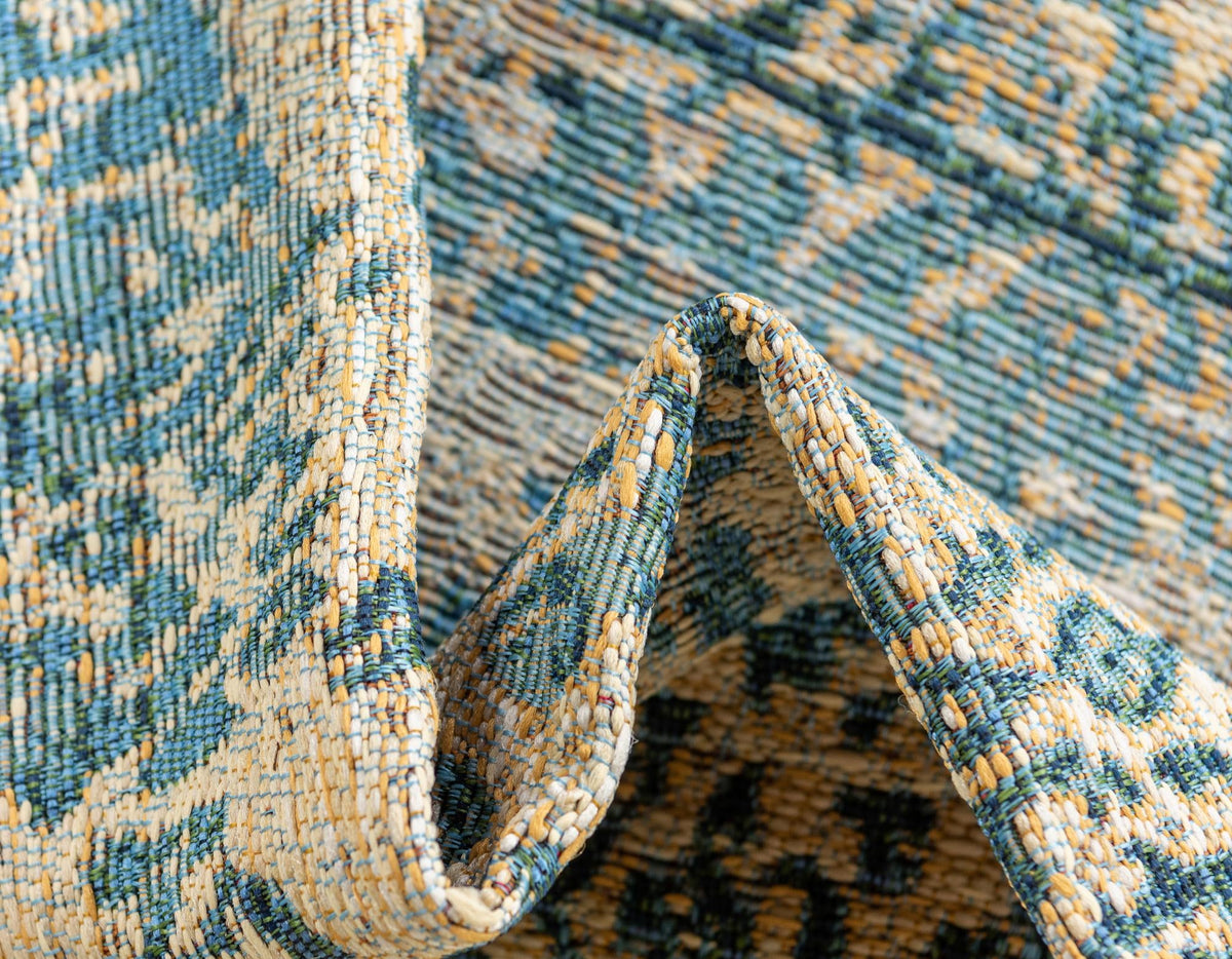 Garden Terrace Escape Collection Area Rug -  Avenue Rectangle Beige  lifestyle 9