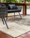 Garden Terrace Escape Collection Area Rug -  Promenade Rectangle Beige  lifestyle 3