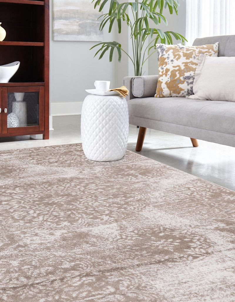 Riviera Elegance Collection Area Rug -  Monaco (Beige) Rectangle Beige  lifestyle 6