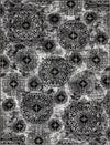 Riviera Elegance Collection Area Rug -  Monaco (Black) Rectangle Black Main