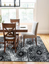 Riviera Elegance Collection Area Rug -  Monaco (Black) Rectangle Black  lifestyle 28