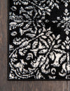 Riviera Elegance Collection Area Rug -  Monaco (Black) Rectangle Black  lifestyle 23