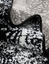 Riviera Elegance Collection Area Rug -  Monaco (Black) Rectangle Black  lifestyle 48