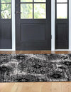 Riviera Elegance Collection Area Rug -  Monaco (Black) Rectangle Black  lifestyle 32