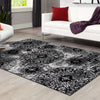Riviera Elegance Collection Area Rug -  Monaco (Black) Rectangle Black  lifestyle 53