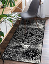 Riviera Elegance Collection Area Rug -  Monaco (Black) Runner Black  lifestyle 3