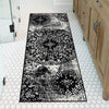 Riviera Elegance Collection Area Rug -  Monaco (Black) Runner Black  lifestyle 55
