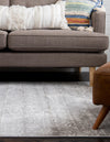 Riviera Elegance Collection Area Rug -  Monaco (Light Gray) Rectangle Light Gray  lifestyle 10