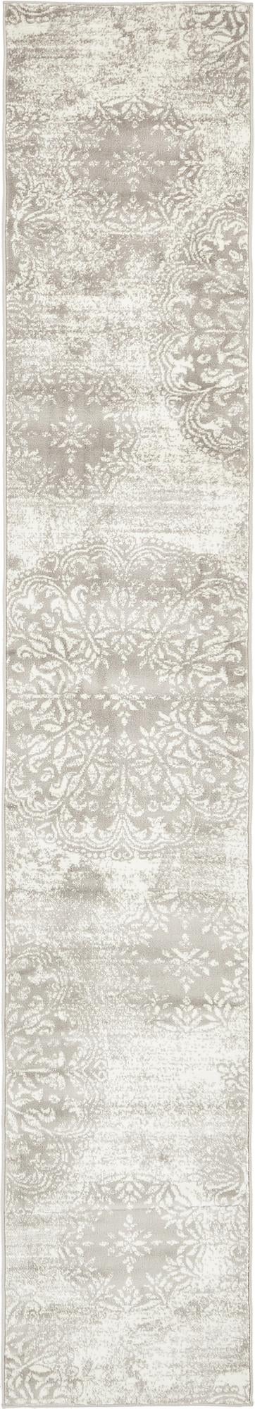 Riviera Elegance Collection Area Rug -  Monaco (Light Gray) Runner Light Gray Main