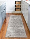 Riviera Elegance Collection Area Rug -  Monaco (Light Gray) Runner Light Gray  lifestyle 20