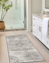 Riviera Elegance Collection Area Rug -  Monaco (Light Gray) Runner Light Gray  lifestyle 40