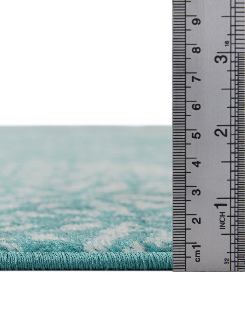 Riviera Elegance Collection Area Rug -  Monaco (Turquoise) Rectangle Turquoise  lifestyle 11