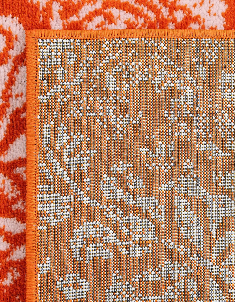 Riviera Elegance Collection Area Rug -  Monaco (Orange) Rectangle Orange  lifestyle 27