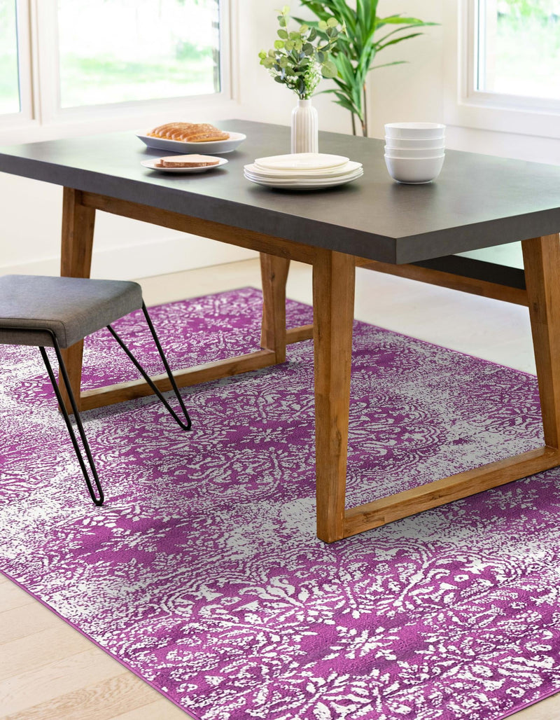 Riviera Elegance Collection Area Rug -  Monaco (Purple) Rectangle Purple  lifestyle 2