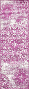 Riviera Elegance Collection Area Rug -  Monaco (Purple) Runner Purple  lifestyle 13