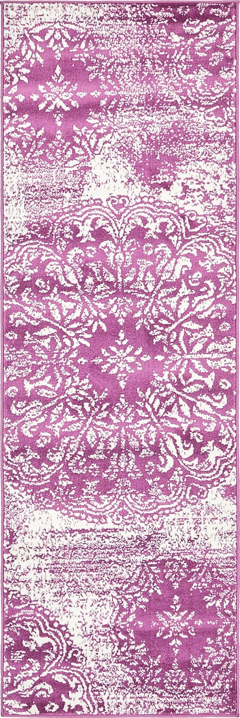 Riviera Elegance Collection Area Rug -  Monaco (Purple) Runner Purple  lifestyle 13