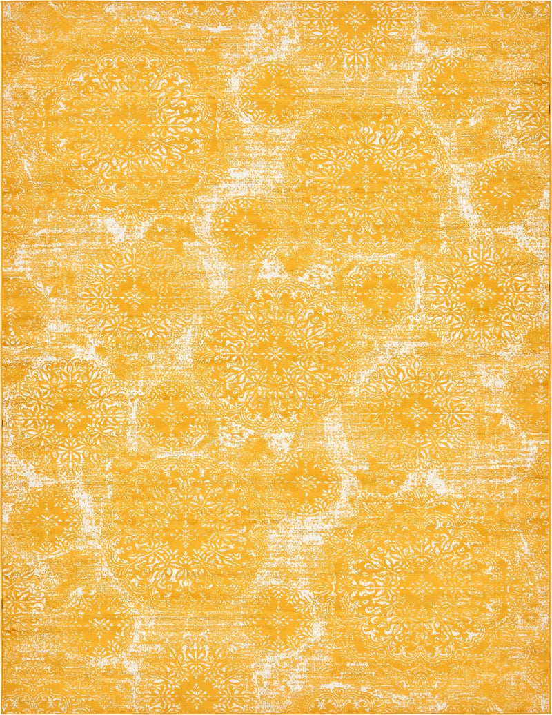 Riviera Elegance Collection Area Rug -  Monaco (Yellow) Rectangle Yellow Main