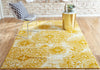 Riviera Elegance Collection Area Rug -  Monaco (Yellow) Rectangle Yellow  lifestyle 44