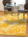 Riviera Elegance Collection Area Rug -  Monaco (Yellow) Rectangle Yellow  lifestyle 5