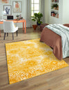 Riviera Elegance Collection Area Rug -  Monaco (Yellow) Rectangle Yellow  lifestyle 7