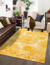 Riviera Elegance Collection Area Rug -  Monaco (Yellow) Rectangle Yellow  lifestyle 10