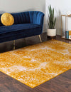 Riviera Elegance Collection Area Rug -  Monaco (Yellow) Rectangle Yellow  lifestyle 4